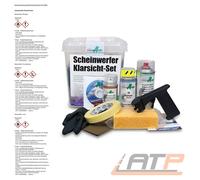 COLORMATIC SCHEINWERFERKLARSICHTSET REINIGUNGSSET PUTZSET REPARATURSET KFZ