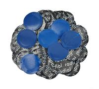 ComfyHarbor 50 Stück Pilz-Patch-Set, 32 mm, Gummi, verdrahtet, Reifenreparaturflicken für Auto, LKW, Motorrad, schlauchlose Reifen, Reifenpannen, Blau