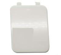 ComfyHarbor Hintere Stoßstange Abschlepphaken Abdeckkappe ABS lackiert schwarz weiß silber kompatibel mit Mercedes-Benz E-Klasse W211 2002-2008 OEM 2118801405 Ersatz-Außenteil (weiß)