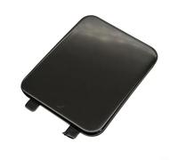 ComfyHarbor Hintere Stoßstange Abschlepphaken Abdeckkappe ABS lackiert schwarz weiß silber kompatibel mit Mercedes-Benz E-Klasse W211 2002-2008 OEM 2118801405 Ersatz Außenteil (schwarz)