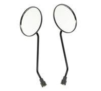 CONGARTENO 2 Stück Verstellbarer Motorrad Rückspiegel für Lenker Leichte Kompakte Fahrradspiegel Sichere Sicht Hinten Kompatibel mit Straßen Sport Metric bikes