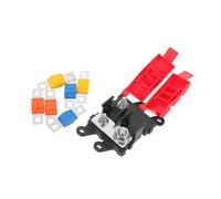 CONGARTENO Kfz Sicherungshalter Block mit Mini Flachsicherungen und Schutzabdeckung Auto Sicherungskasten für Flexible Stromkreise Einfache Montage Hitze Vibrationsbeständig für Auto Boot