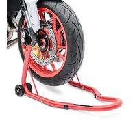 ConStands - Motorrad Montageständer Kompatibel mit Vorne Classic Front Rot Motorradheber Vorderrad