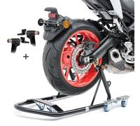 ConStands Mover I - Motorrad Montageständer Hinten Rangierhilfe Hinterrad-Ständer Heber Universal hinten Schwarz