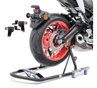 ConStands Mover I - Motorrad Montageständer Kompatibel mit KTM 600 LC4 Schwarz Hinten Rangierhilfe Hinterrad-Ständer Heber Universal