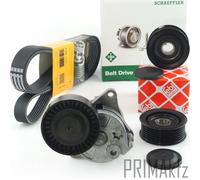 CONTI Keilrippenriemen INA Spanner FEBI Umlenkrollen für Mercedes W203 W204 W211