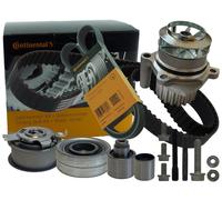 CONTITECH Zahnriemensatz + Wasserpumpe mit Kühlmittel rot