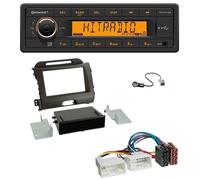 Continental 1DIN USB AUX MP3 Autoradio für Kia Sportage SL 2010-2016 dunkelgrau