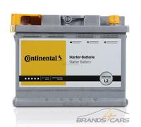 Continental Autobatterie 65Ah 12 V Starterbatterie 640 A Bleisäure Batterie Auto