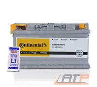 CONTINENTAL AUTOBATTERIE 12V STARTERBATTERIE 60Ah 580A LB4+10g BATTERIE POL-FETT