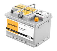 Continental Autobatterie 60Ah 12 V Starterbatterie 580 A Bleisäure Batterie Auto