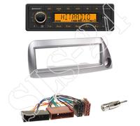 Continental TR7412UB-OR+Ford KA(RBT) 09/96-08/08 1-DIN Blende silber+ISO-Adapter