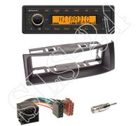 Continental TR7412UB-OR Radio +Renault Megane/Scenic Blende schwarz +ISO Adapter
