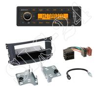 Continental TR7412UB-OR Radio + Smart ForTwo A451/C451 Blende black +ISO Adapter