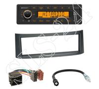 Continental TR7412UB-OR Radio + Smart Roadster (BR452) Blende grau + ISO