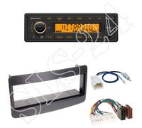 Continental TR7412UB-OR +Toyota Avensis Celica 1-DIN Blende schwarz +ISO-Adapter