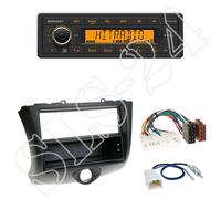 Continental TR7412UB-OR + Toyota Yaris 2-DIN Blende mit Fach black + ISO-Adapter