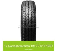 Continental VancoFourSeason MO 195/70 R15 C 104R Ganzjahresreifen | 26254