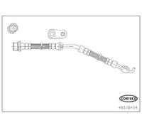 CORTECO Bremsschlauch Vorderachse rechts für TOYOTA