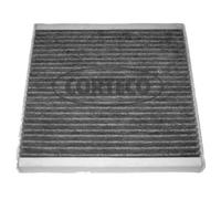 CORTECO Innenraumfilter Aktivkohlefilter für Smart Fortwo Coupe 451 80001035