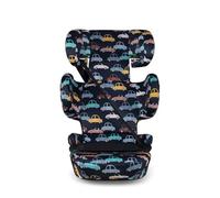 Cosatto Ninja i-Go faltbarer Kindersitz | Reise-Booster Gruppe 2/3 - von 100 bis 150 cm | ultra-kompaktes, leichtes Design - ISOFIT oder Fahrzeuggurt | i-Size R129 Sicherheit (Beep Beep)