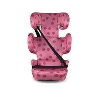 Cosatto Ninja i-Go faltbarer Kindersitz | Reise-Booster Gruppe 2/3 - von 100 bis 150 cm | ultra-kompaktes, leichtes Design - ISOFIT oder Fahrzeuggurt | i-Size R129 Sicherheit (Cherry Pie)