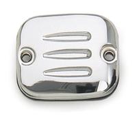 Cover für Harley-Davidson Softail, Dyna, FLT/Touring, XL Sportster, VRSC - grooved. chr.