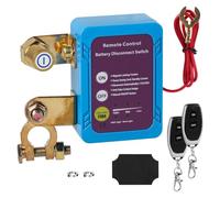 CPROSP Drahtloser Ferngesteuerter Auto Trennschalter, Batterietrennschalter 12v mit 2 Fernbedienung 240A, Batterie Kill Switch Anti-Diebstahl, für Auto, RV, ATV, LKW, Boot