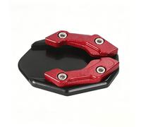 CQFCY Motorrad Seitenständer Verlängerung für Yamaha MT07 Tracer 700 XSR 700 2022 2023 2024 2025 2026, Motorrad Ständer Verlängerung Pad Stützplatte Verbreiterung Platte Pad,Red