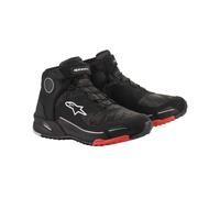 CR-X Drystar Motorradschuh(Schwarz/Camo/Rot), 10=(43)