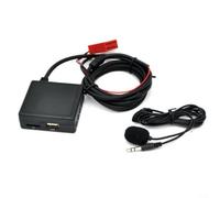 Crabop AUX USB für SD Adapter für Mercedes W124 W140 W210 W163 Comand APS, Freisprech-Musik-Streaming-Modul mit 1,5 m Kabel