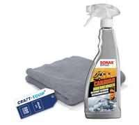 Craft-Equip Caravan-Reinigungs-Set bestehend aus dem SONAX 750ml Caravan Innenreiniger + Zubehör (1x Microfasertuch)