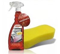 Craft-Equip Flugrostentferner-Set bestehend aus dem SONAX 750ml Flugrostentferner und Auto-Wasch-Schwamm zur schonenden Reinigung ihres KFZ