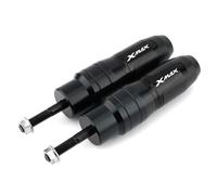 Crash Drop Slider Motorrad-CNC-Zubehör Fallschutz Auspuffpuffer Anti-Crash-Pad Slider Für Yamaha Xmax 400 XMAX250 XMAX300 Schutzzubehör(Schwarz,X-2)