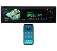 CREASONO Autoradio Bluetooth: DAB+ Autoradio mit MP3-Wiedergabe, RDS, App-Steuerung, Equalizer (DIN1, DAB Radio Auto, SD)