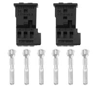 Create idea 2 Stück 3-poliger Auto Kabelbaum Stecker A0295455528, Wasserdichter Elektrischer Steckverbinder mit Anschlüssen für Elektrische Kfz-Geräte