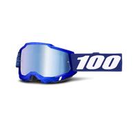 100% Crossbrille Accuri Gen. 2, verspiegelte Gläser Blau, Anti-Fog, Einheitsgröße