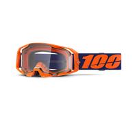 100% Brille Armatic Klare Linse Neon-Orange Einheitsgröße