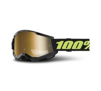 100percent Strata 2 Brille Mirror True Gold Lens/CAT3 Solar Eclipse