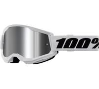 100percent Strata 2 Brille Mirror Silver Lens/CAT3 White