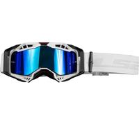 Crossbrille LS2 Aura Pro Iridium MX Brille, weiss schwarz, verspiegelt UNI weiss schwarz, verspiegelt