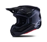 Crosshelm Alpinestars SM7 Solid Schwarz GlänzendXXL Schwarz Glänzend