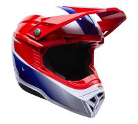 Bell Moto-10 MIPS Falcon Motocross Helm, weiss-rot, Größe XL für Männer