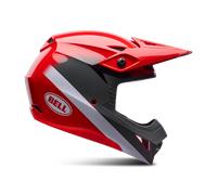 Bell MX-10 MIPS Aviator Motocross-Helm, rot/schwarz, Größe XXL (63/64)