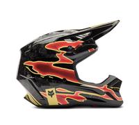 Fox Motocross-Helm V3 RS Inning schwarz Größe M