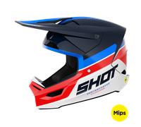 Crosshelm Shot Race Mips® Iron Blau/RotXXL Blau,Rot
