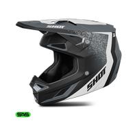 SHOT SPEED HYBRID MX-Helm matt grau XL