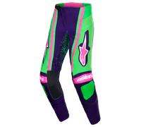 Alpinestars Techstar Nomur Motocross Hose, grün-lila, Größe 36 für Männer