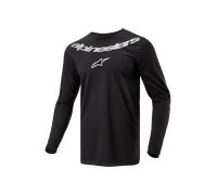 Alpinestars Fluid Graphite Jersey Black Silver Größe XL