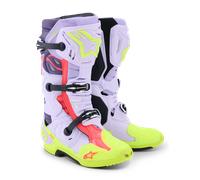 ALPINESTARS Stiefel Tech 10 Supervented Purple / Yellow Fluo / Diva Pink 9